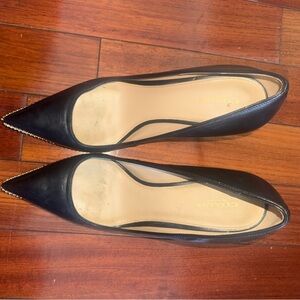 Coach Black Pointed Toe Heels